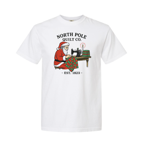 North Pole Quilt Co - Santa Heavyweight Tee