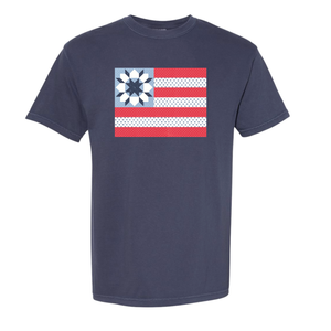 Stars & Stripes Quilt Flag Tee — Camille Roskelley
