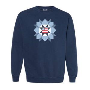 Stars & Stripes Swoon Crewneck Sweatshirt — Camille Roskelley