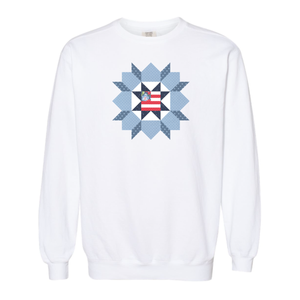 Stars & Stripes Swoon Crewneck Sweatshirt — Camille Roskelley