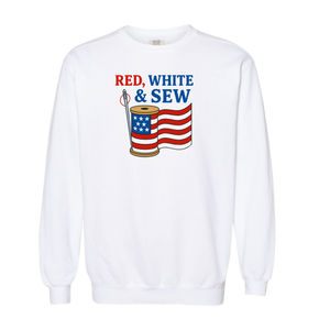 Red, White & Sew Crewneck Sweatshirt