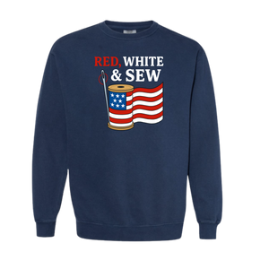 Red, White & Sew Crewneck Sweatshirt