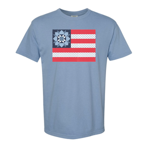 Stars & Stripes Quilt Flag Tee — Camille Roskelley
