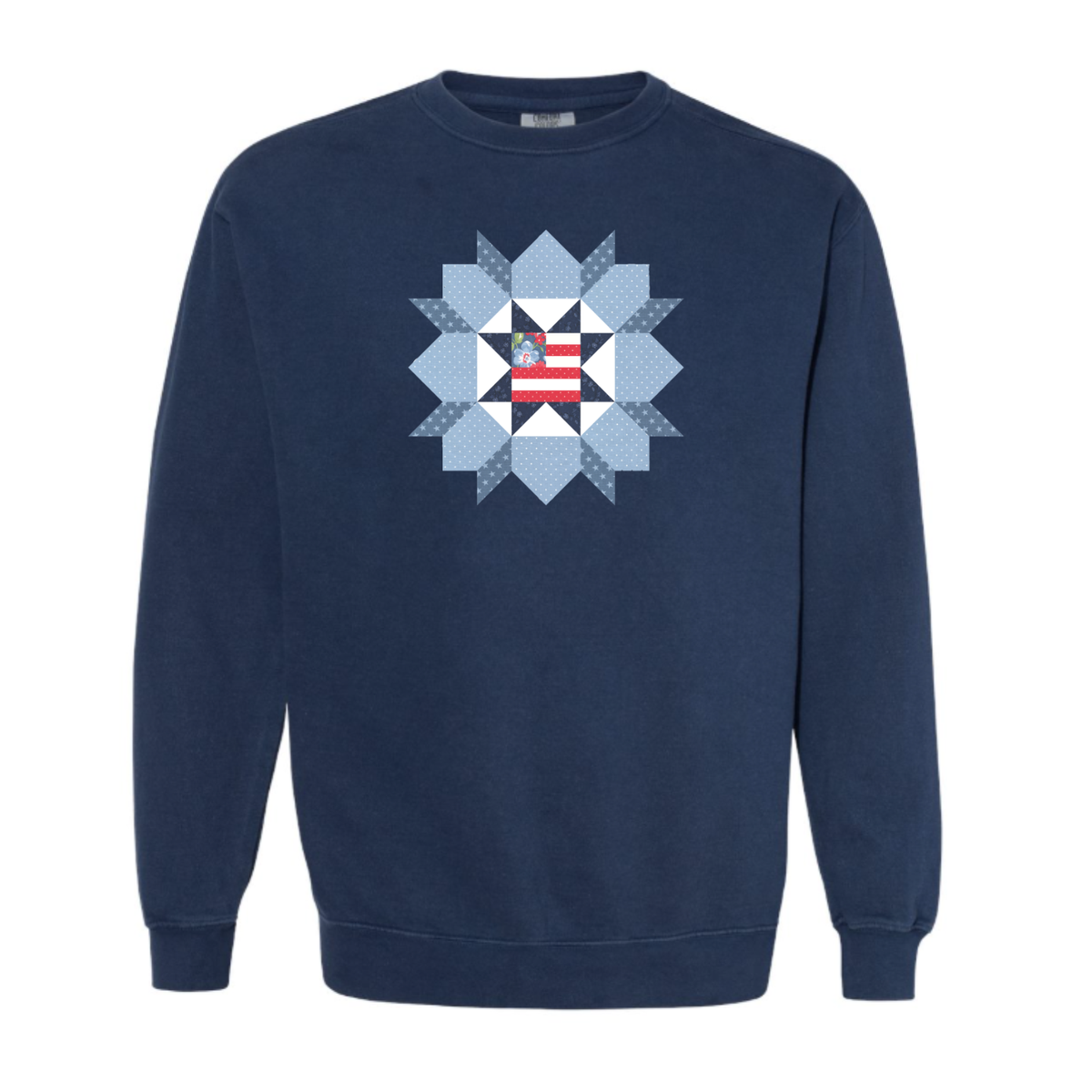 Stars & Stripes Swoon Crewneck Sweatshirt — Camille Roskelley