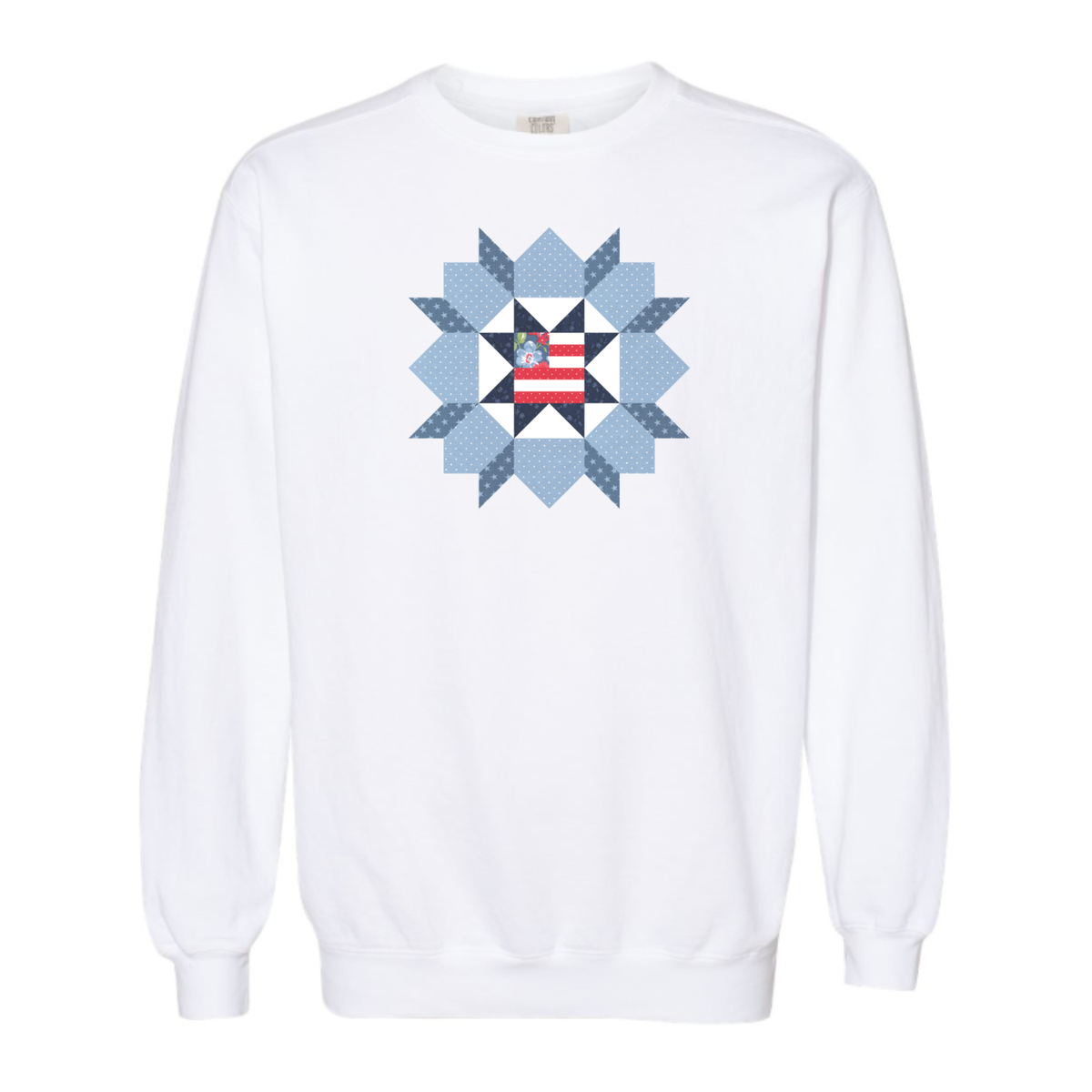 Stars & Stripes Swoon Crewneck Sweatshirt — Camille Roskelley