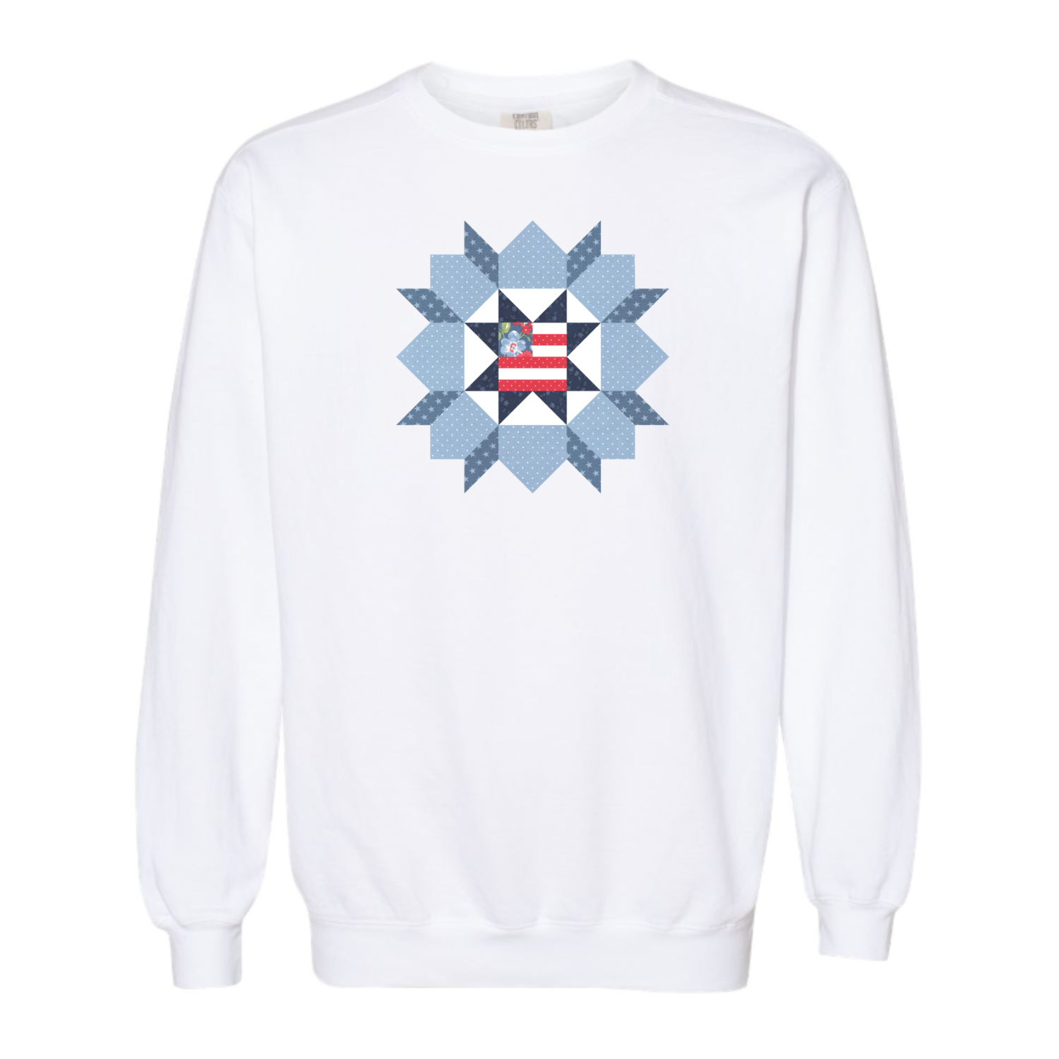 Stars & Stripes Swoon Crewneck Sweatshirt — Camille Roskelley