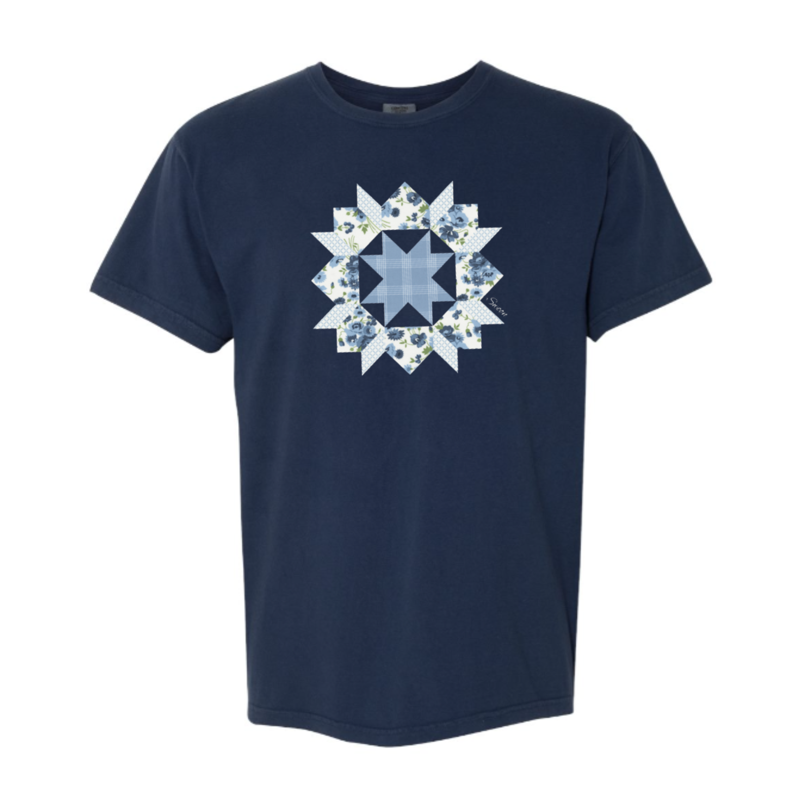 Swoon by Camille Roskelley Tee - NAVY
