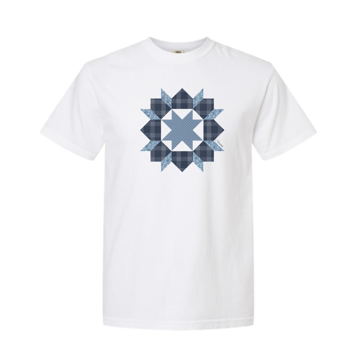 Swoon by Camille Roskelley Tee - NAVY