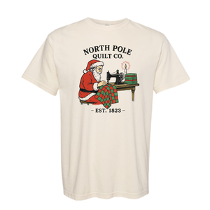 North Pole Quilt Co - Santa Heavyweight Tee