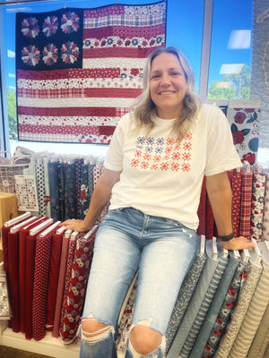 Flag Quilt Block Tee