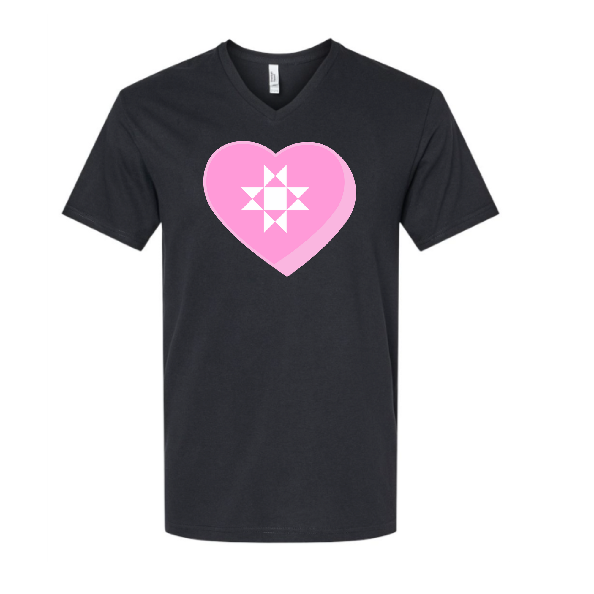 Candy Hearts V-Neck Tee