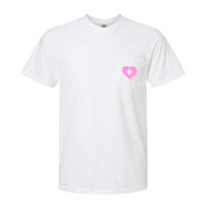 Candy Heart Heavyweight Pocket Tee