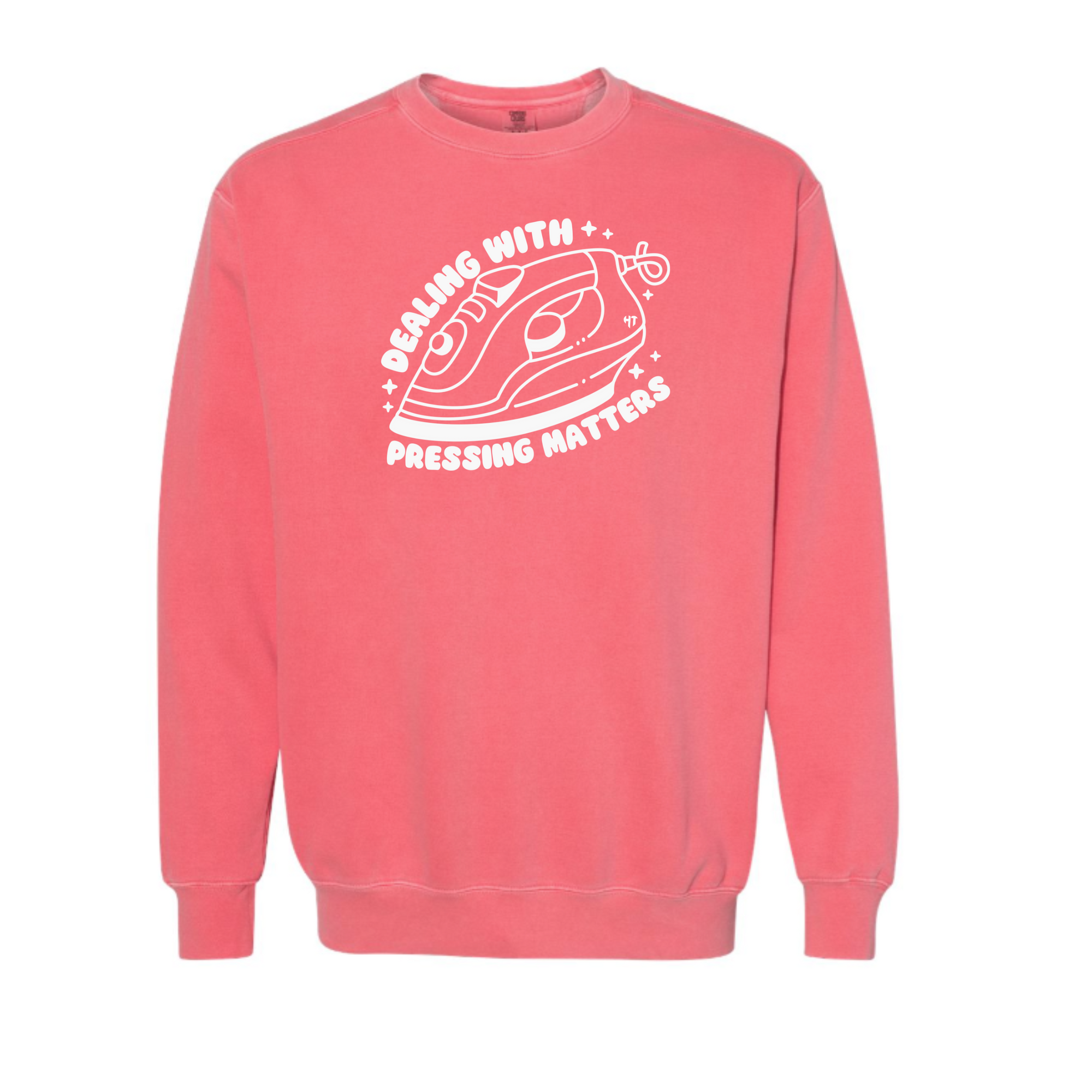 "Dealing With Pressing Matters" Vintage Crewneck Sweatshirt