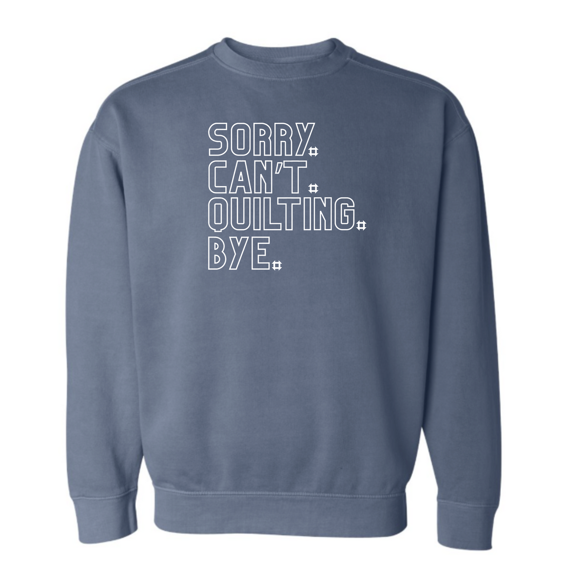 "Sorry, Can't" Vintage Washed Crewneck Sweatshirt