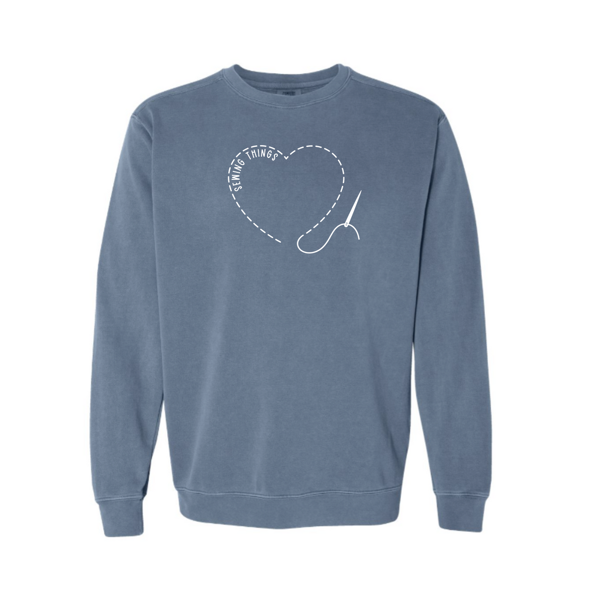 "Sewing Things" Vintage Washed Crewneck Sweatshirt