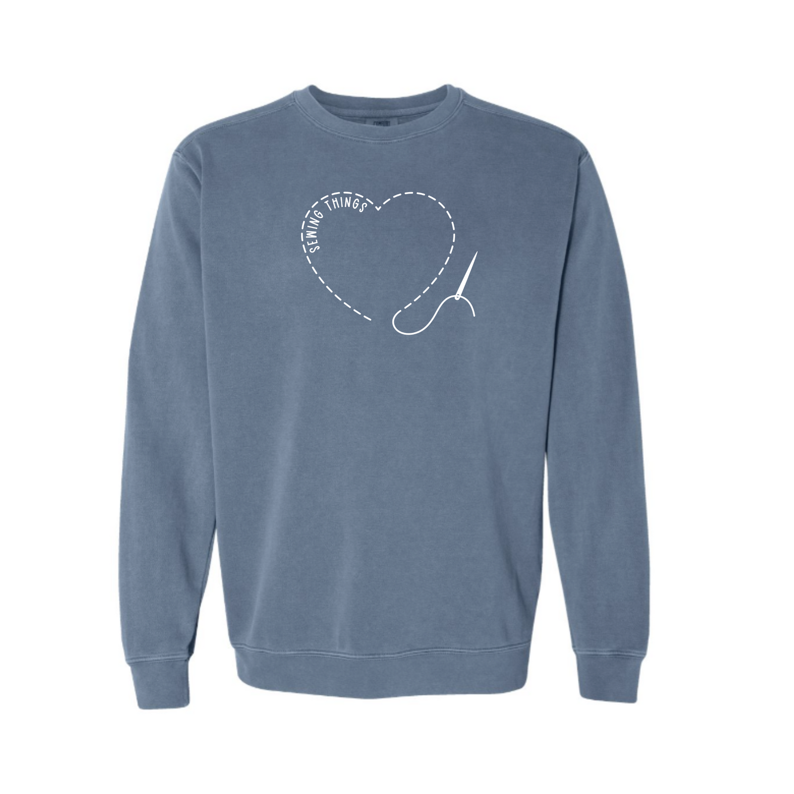 "Sewing Things" Vintage Washed Crewneck Sweatshirt