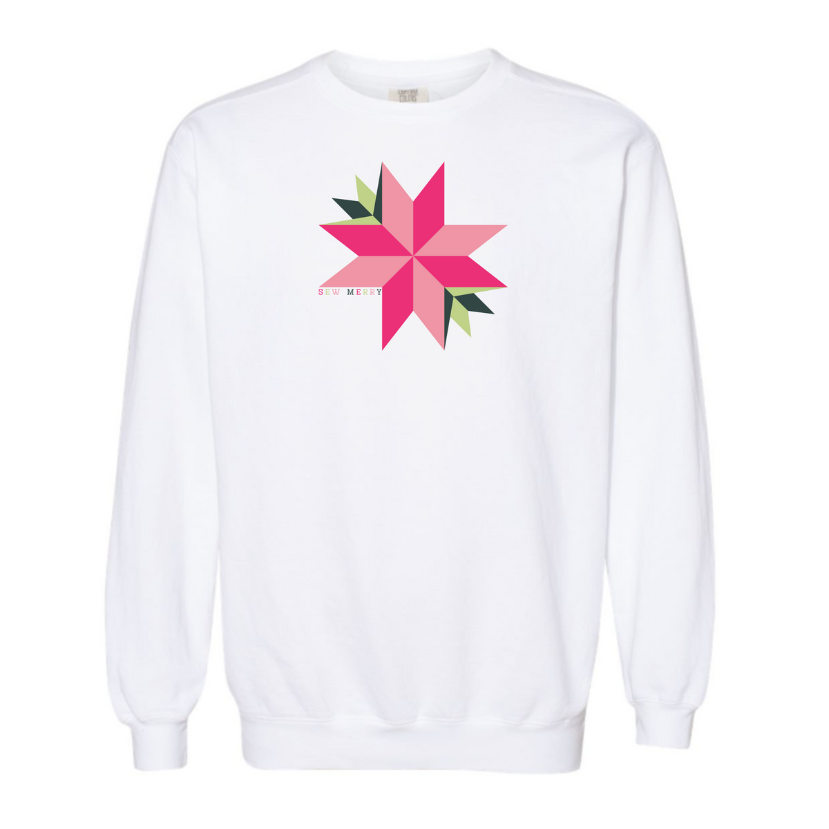 "Sew Merry" Vintage Washed Crewneck Sweatshirt