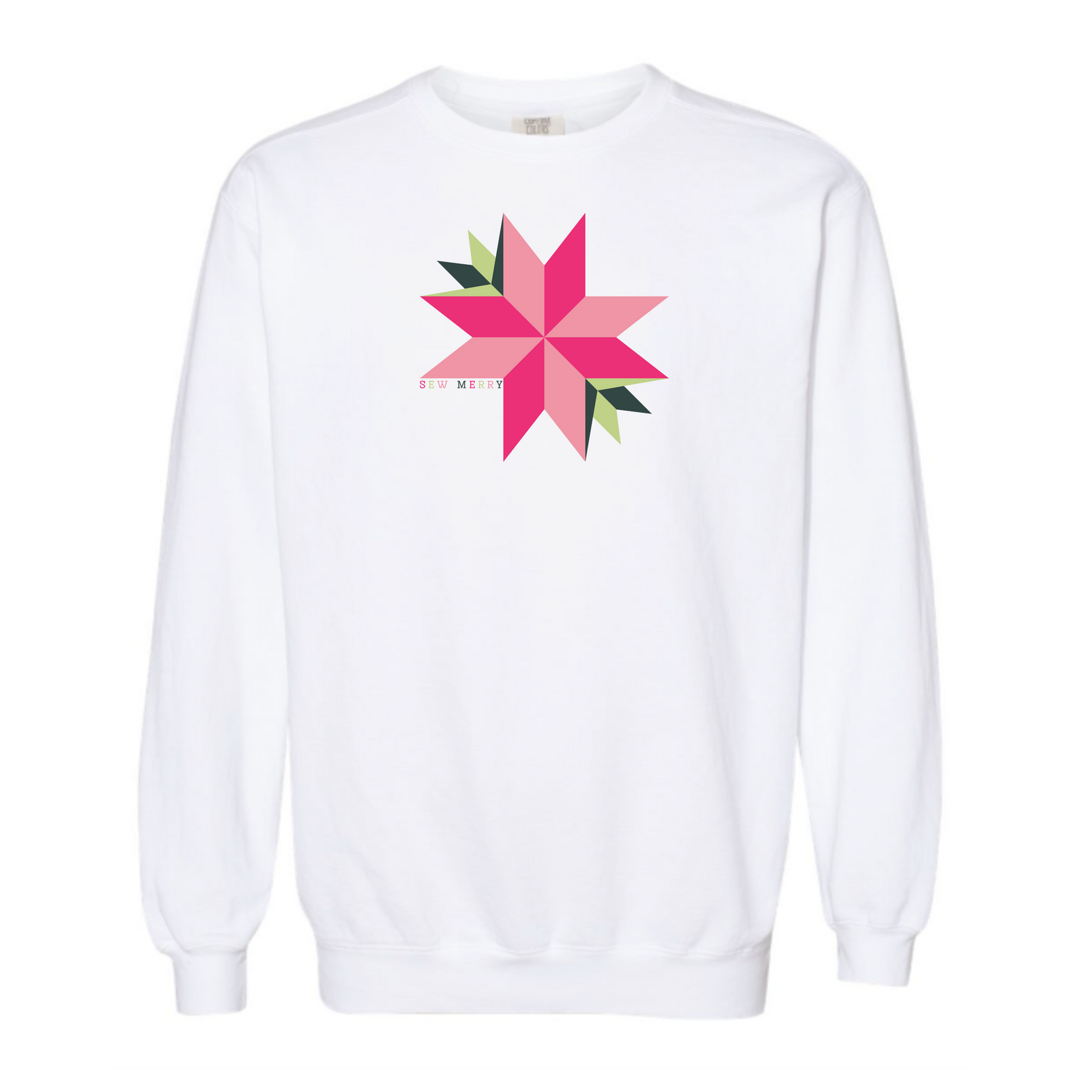 "Sew Merry" Vintage Washed Crewneck Sweatshirt