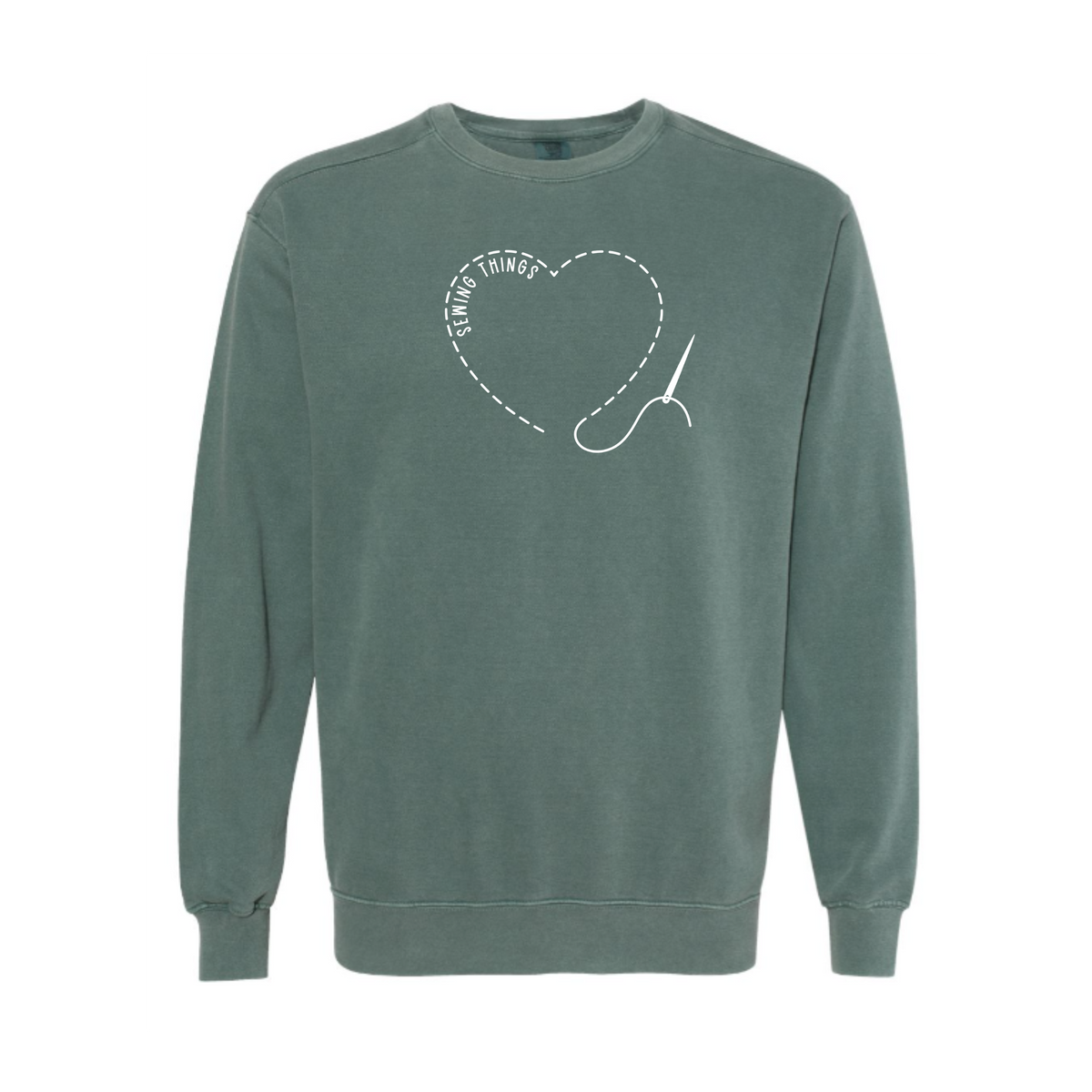 "Sewing Things" Vintage Washed Crewneck Sweatshirt