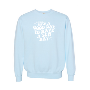 "Good Day" Vintage Washed Crewneck Sweatshirt