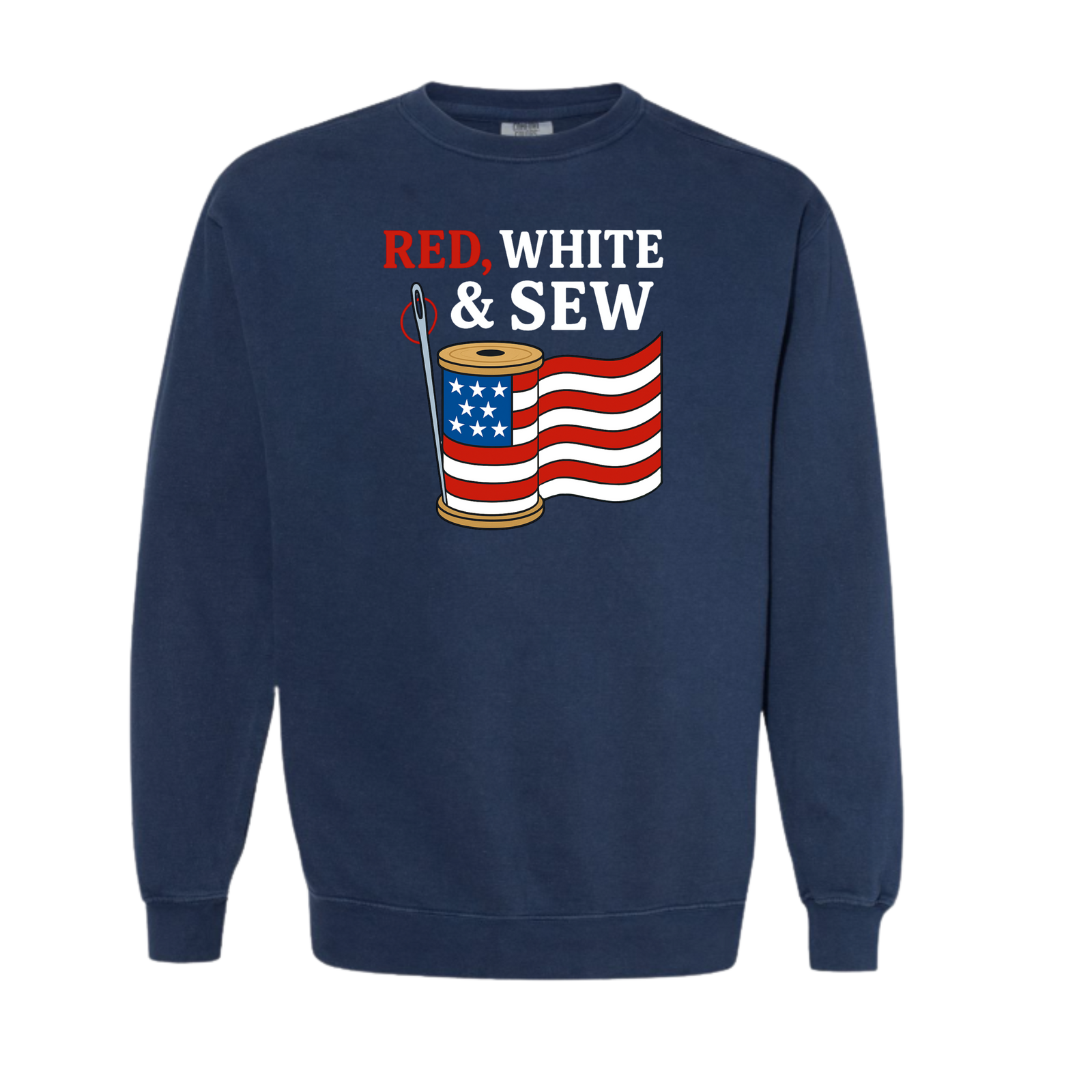 Red, White & Sew Crewneck Sweatshirt