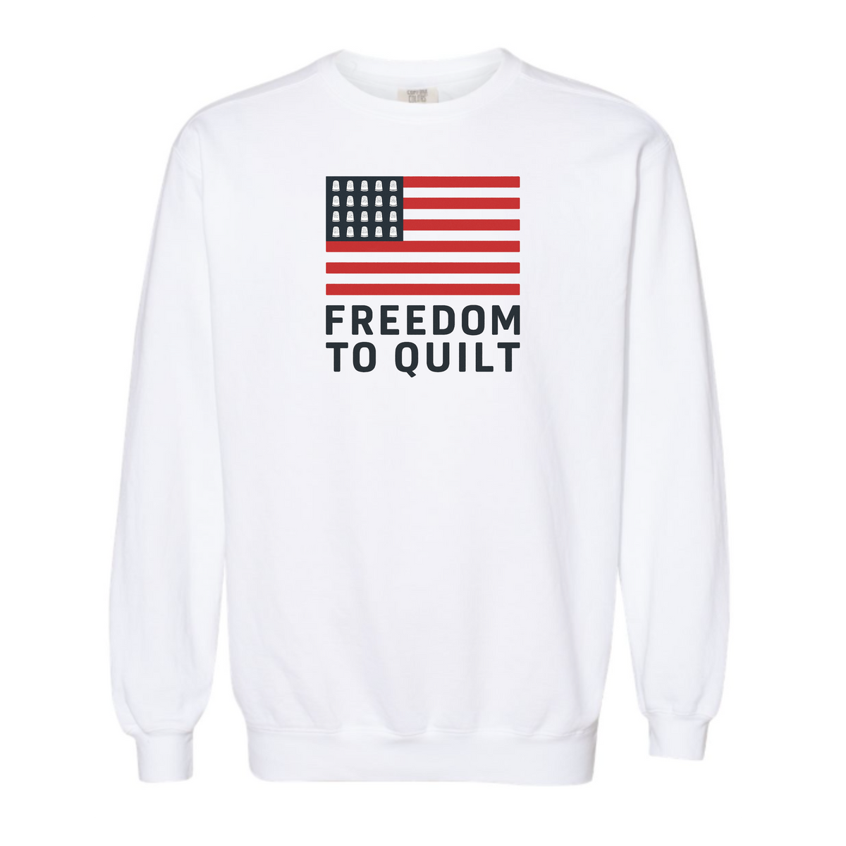 Freedom To Quilt Crewneck Sweatshirt