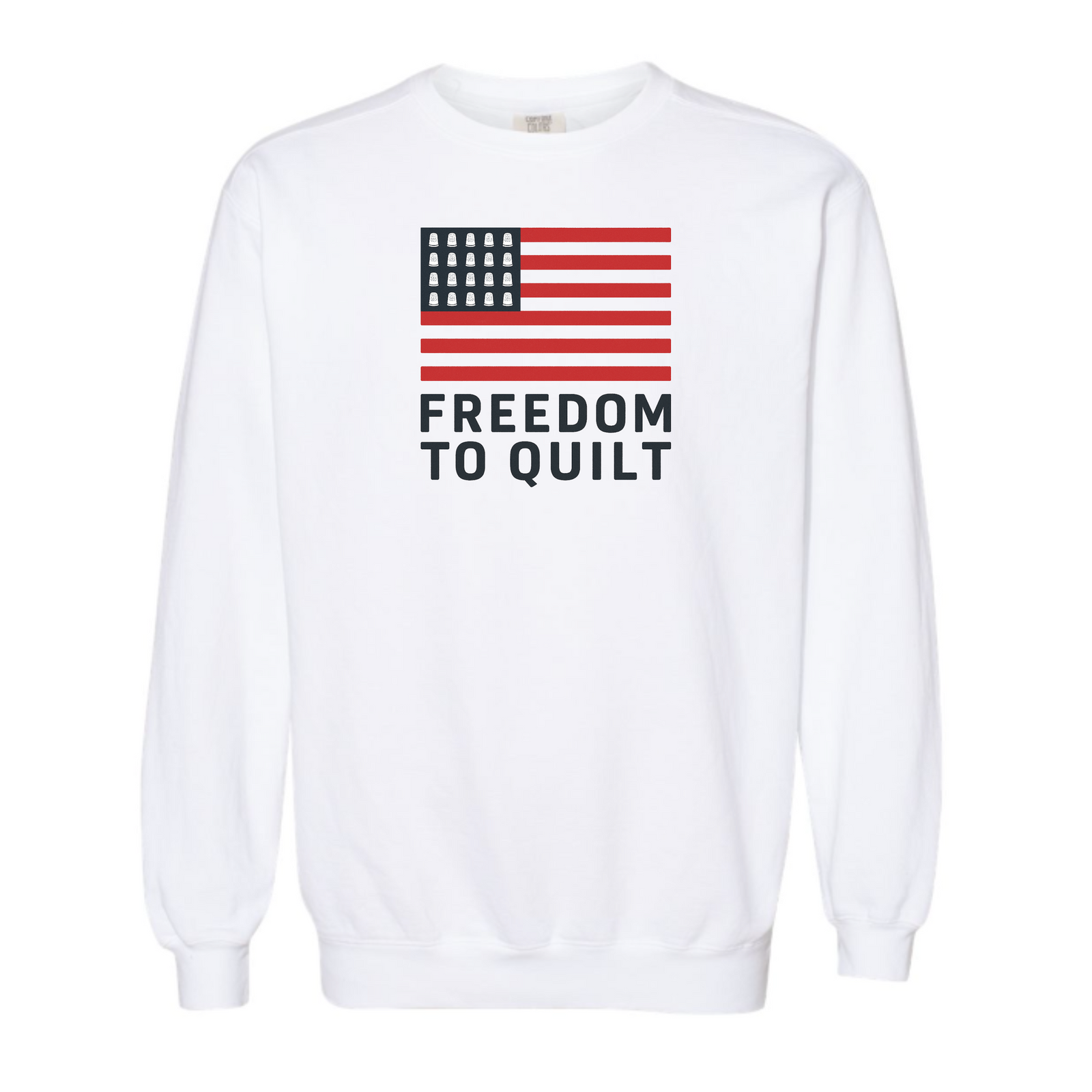 Freedom To Quilt Crewneck Sweatshirt